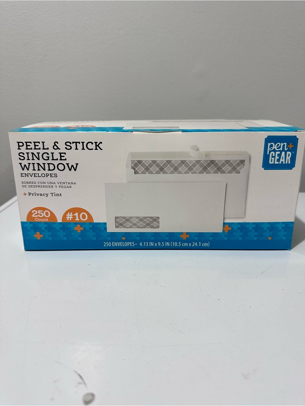 Pen+Gear Peel & Stick #10 Window Envelopes (Qty 250)
